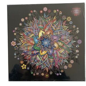 Bgraamiens 1000 Piece Flower Whisper Colorful Mandala Puzzle NEW